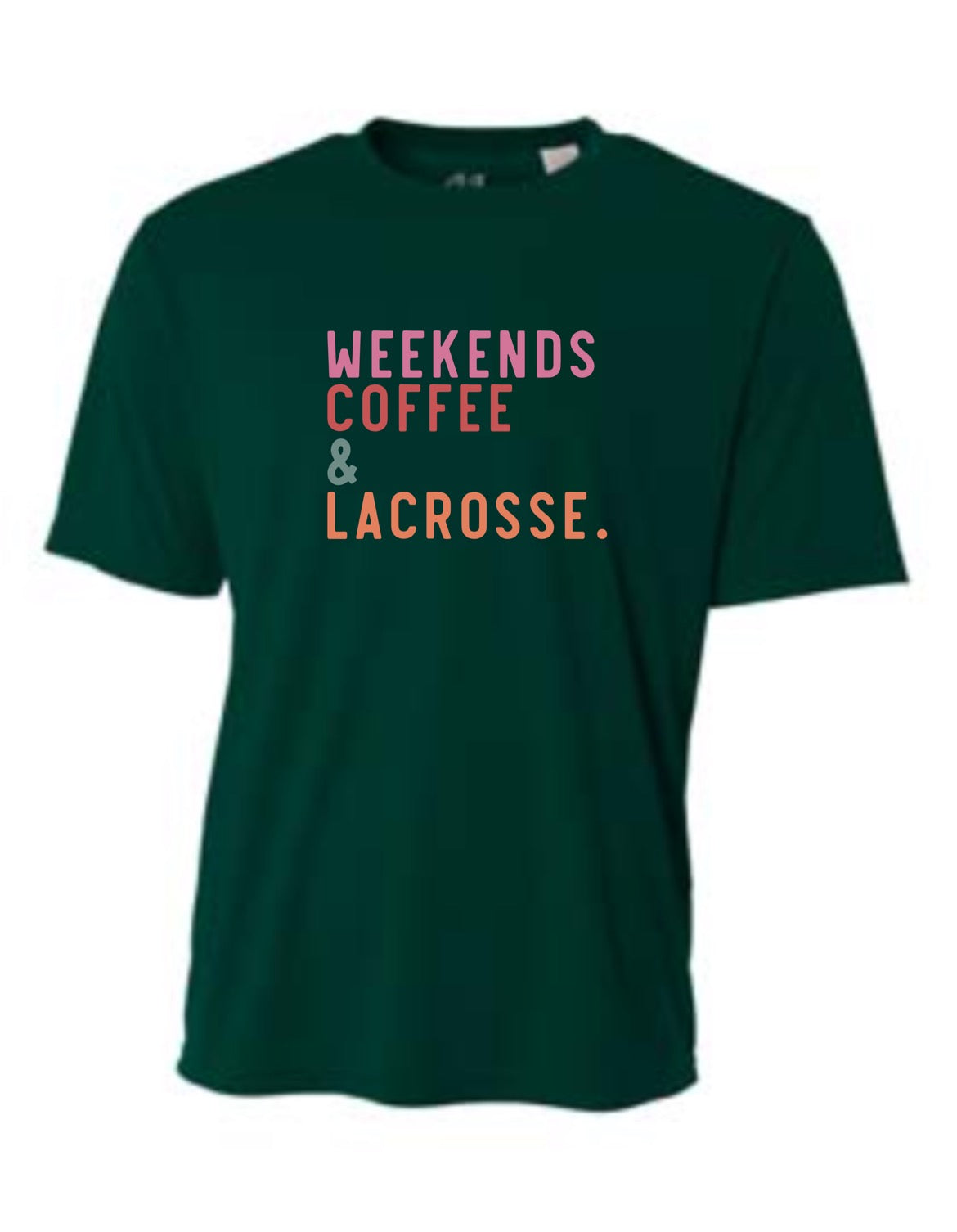 Panthers Weekends, Coffee & Lacrosse Short Sleeve T-Shirt