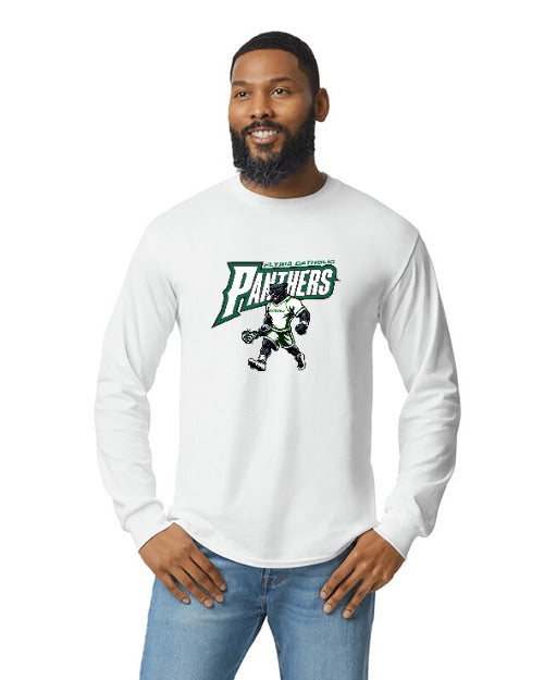 Panthers Lacrosse Logo 4 Long Sleeve T-Shirt