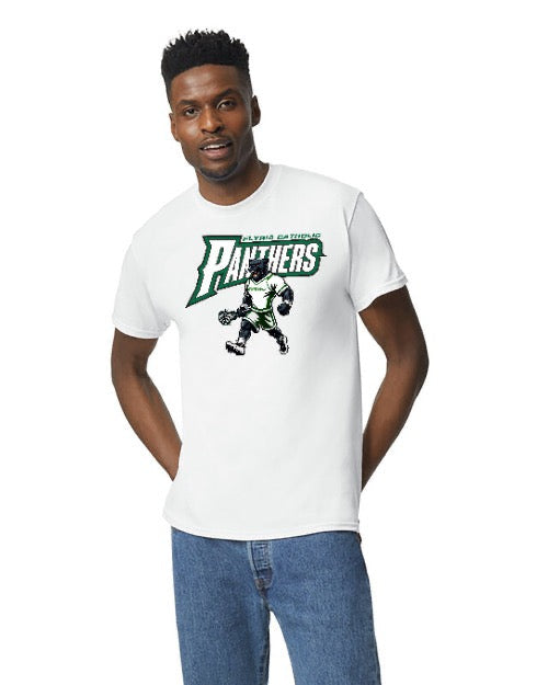 Panthers Lacrosse Logo 4 Short Sleeve T-Shirt